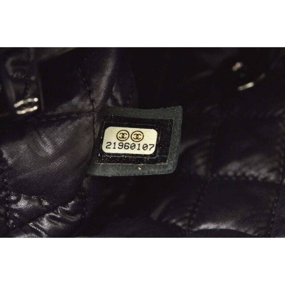 CHANEL Shoulder Bag Nylon Ribbon Black - Picture 11 of 14